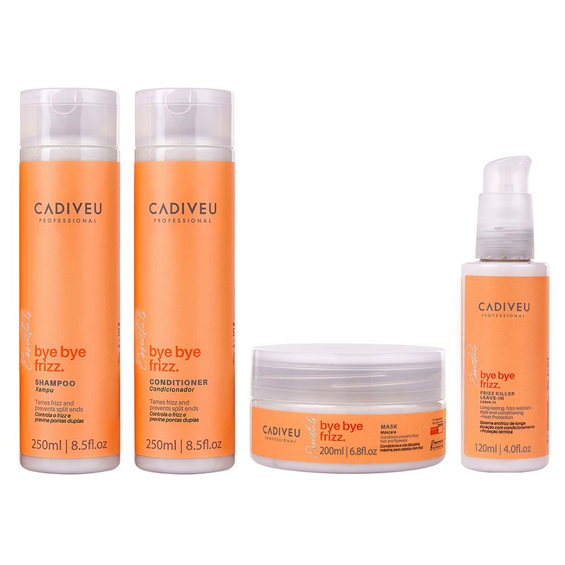 Kit-Cadiveu-Essentials-Bye-Bye-Frizz--Shampoo-250ml---Condicionador-250ml---Mascara-200ml---Leave-In-Frizz-Kiler-120ml