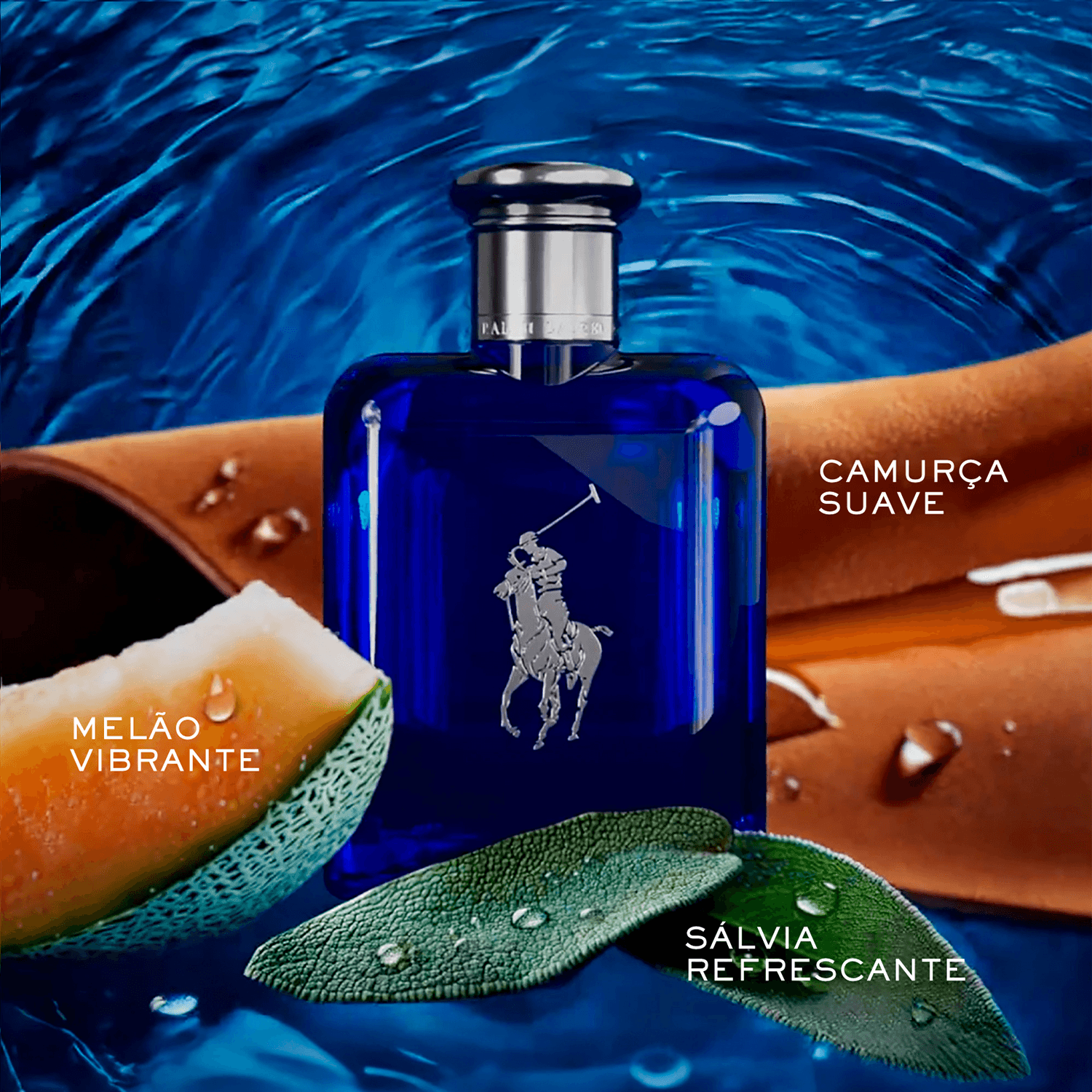 Ralph Lauren Polo Blue masculino EDT 75ml | Amobeleza