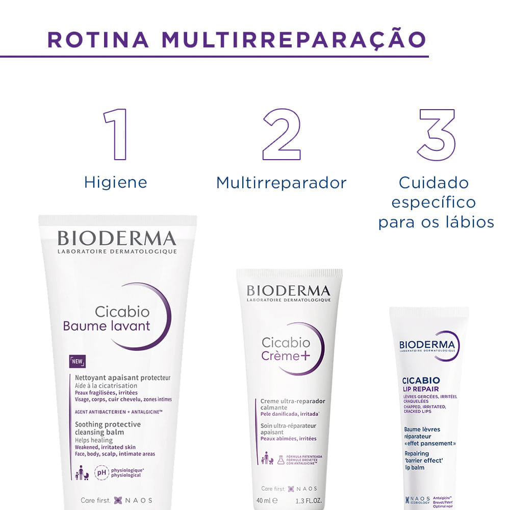 Encontraproduto.com.br - Bioderma Cicabio Lip Repair 10ml Bioderma