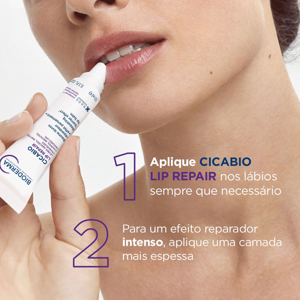 Encontraproduto.com.br - Bioderma Cicabio Lip Repair 10ml Bioderma